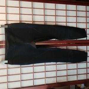 2/$30 Hyba by Reitmans Black Legging with Mesh Details - Medium